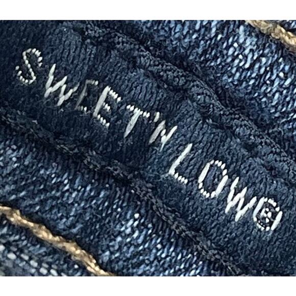 Lucky Brand Bootcut Jeans Women Size 4 Dark Blue Denim Sweet N Low Y2K Preppy - Picture 7 of 8